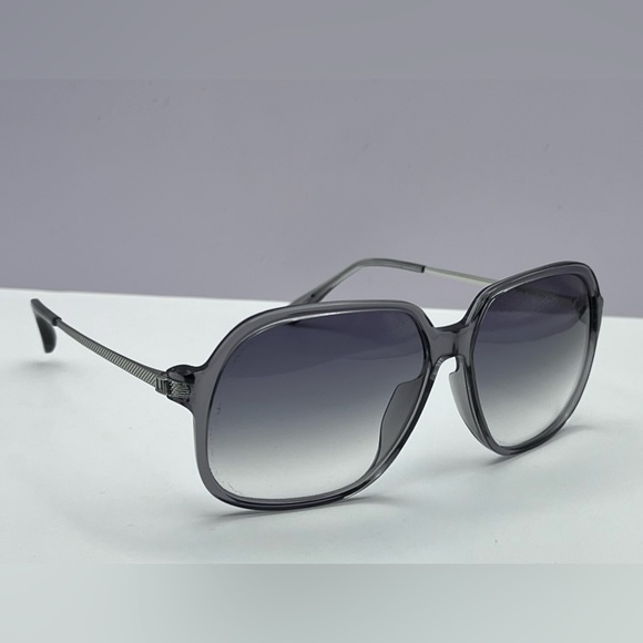 Dunhill SDH130 09MB-Transparent Grey Frame-Gradient Grey Lenses-NEW/AUTHENTIC - Picture 3 of 15